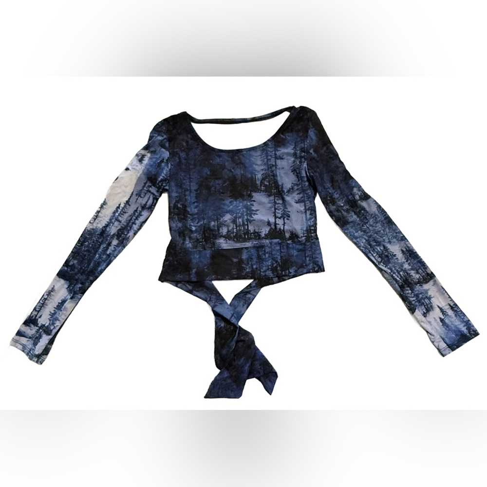 Yoga Democracy Midnight Forest Women's Blouse